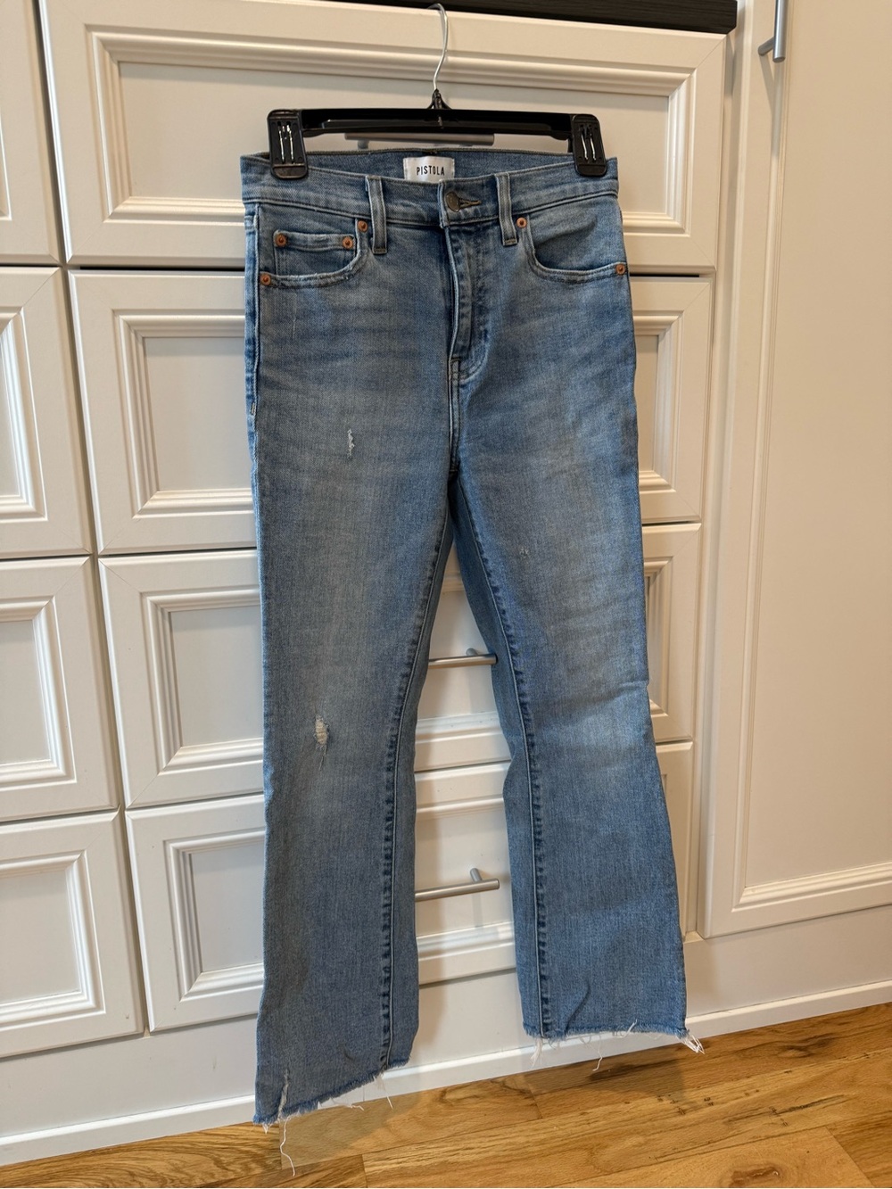 Pistola Lennon High Rise Crop Boot Jeans